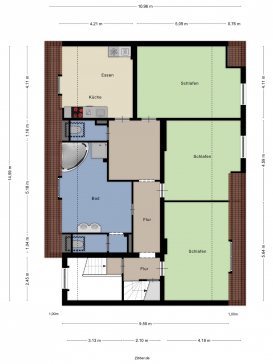 Haus 4 Zweites Obergeschoss